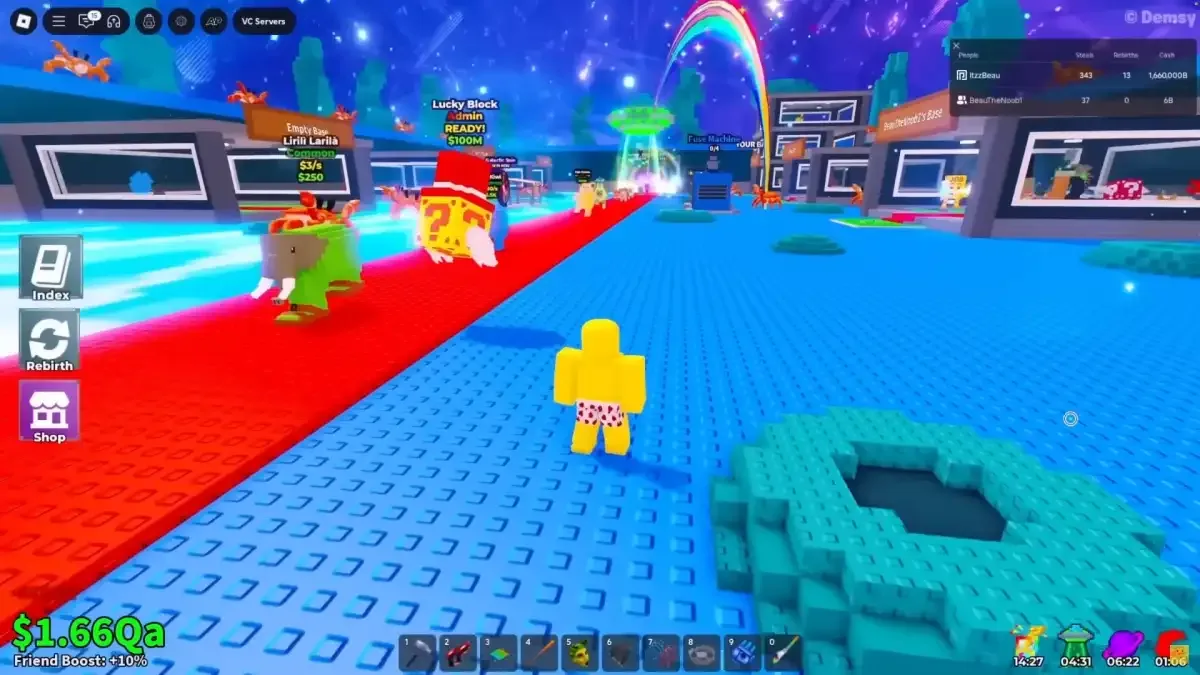 Steal A Brainrot Admin Abuse