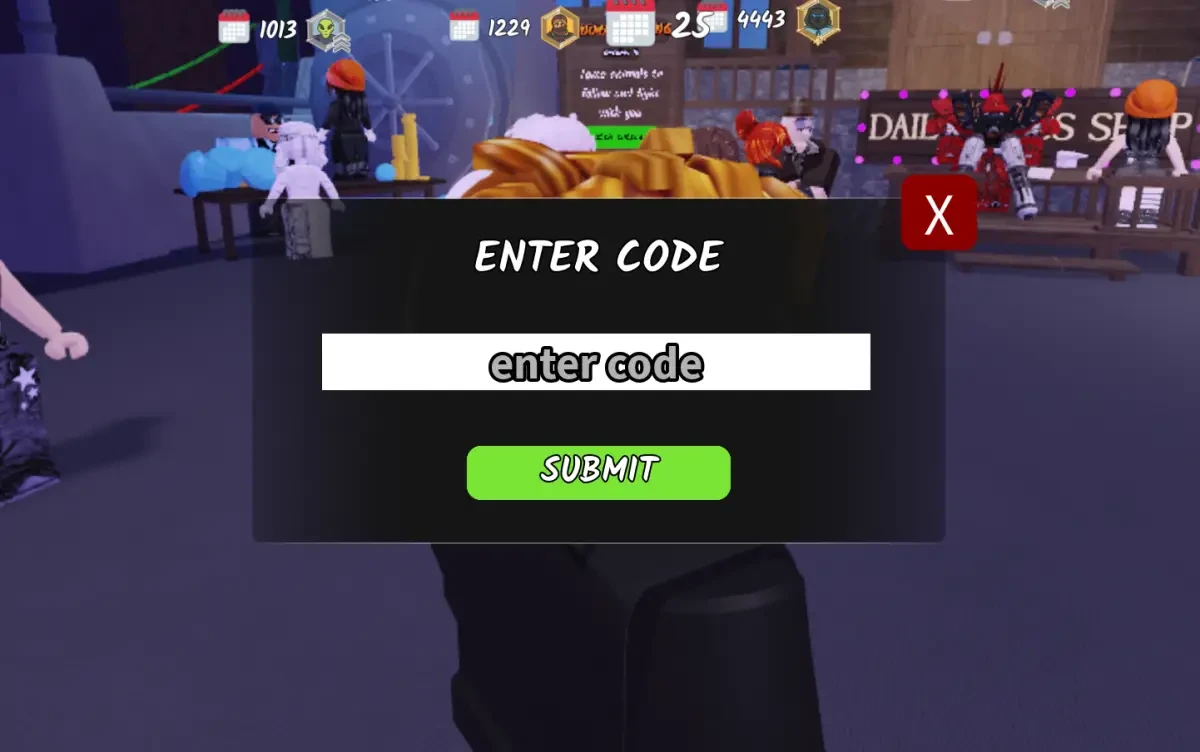 Redeem Codes On 99 Nights In Forest