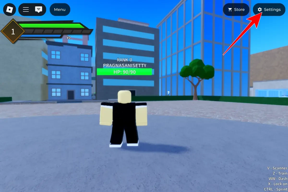 Settings On A Hero'S Destiny Roblox
