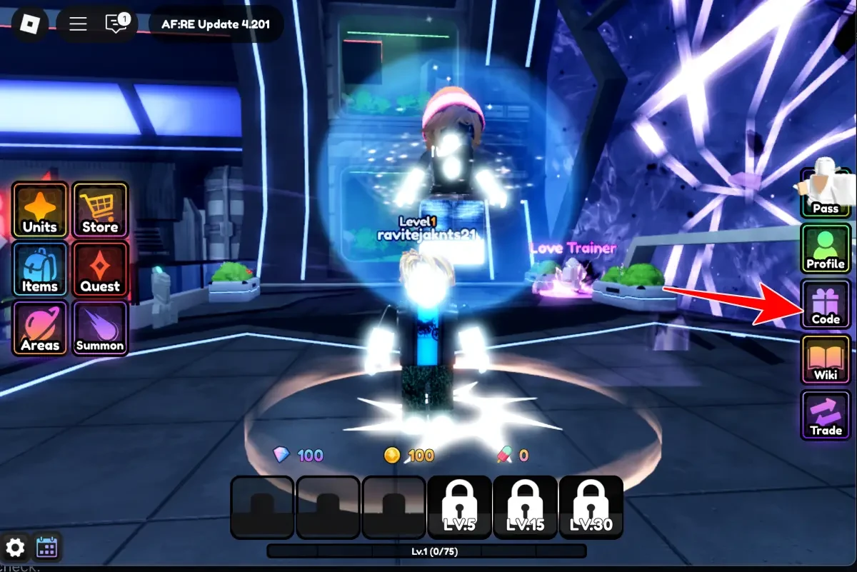 Code Option On Anime Fantasy