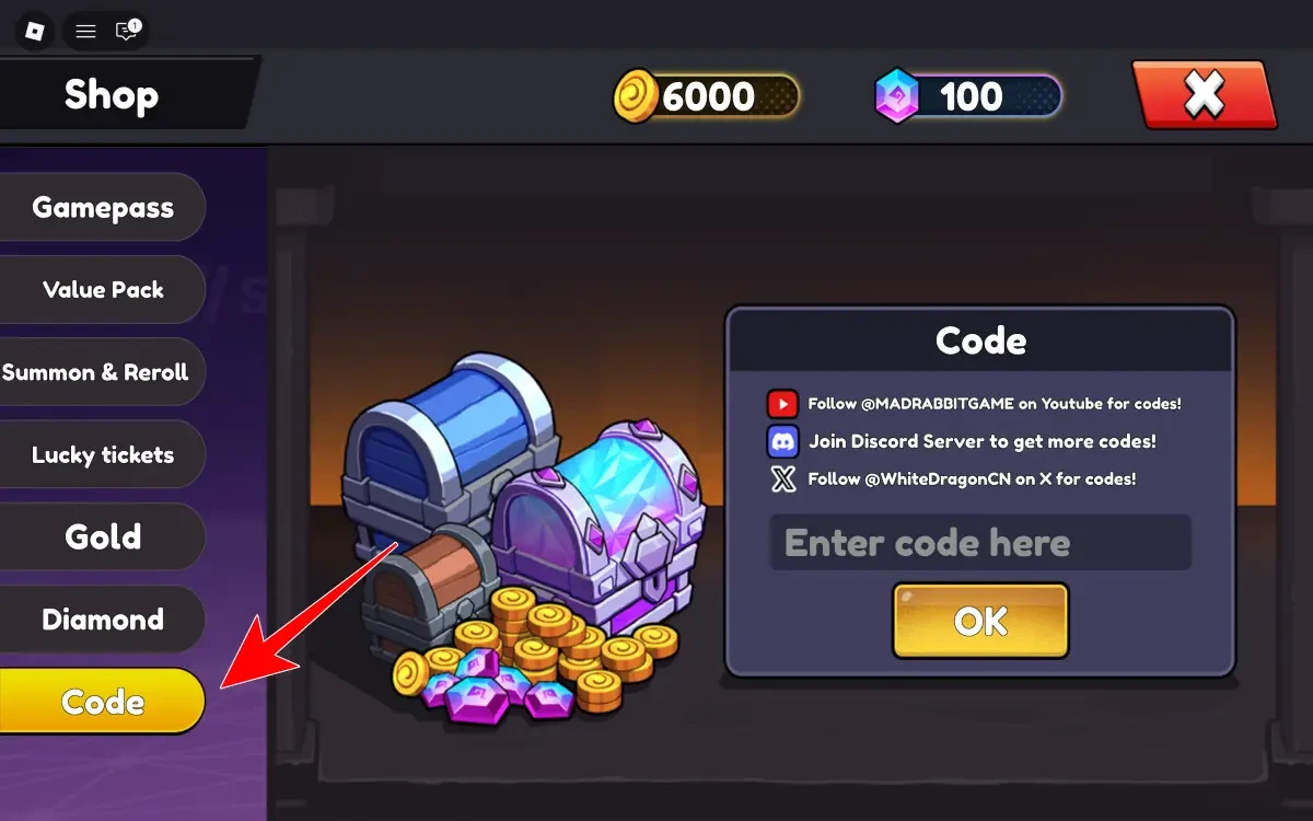 Redeem Option Anime Fanatsy Kingdom