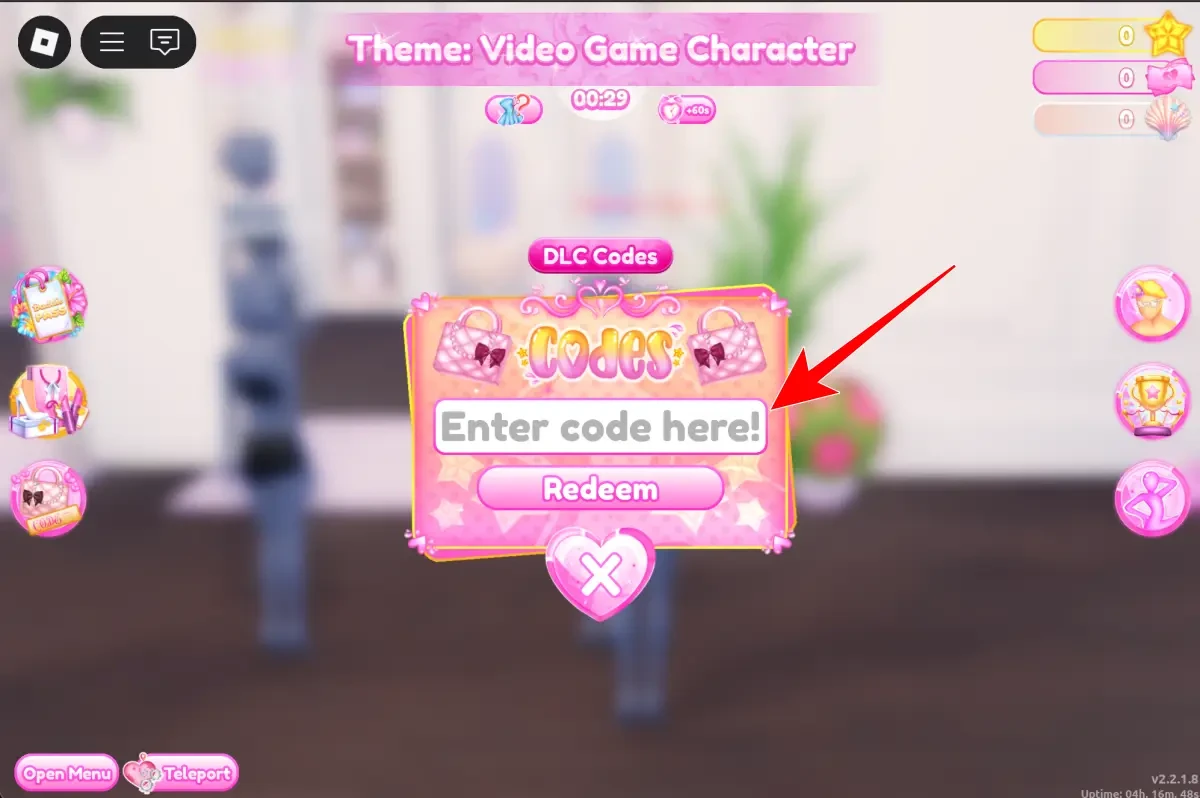 Reedem Codes On Dress To Impress
