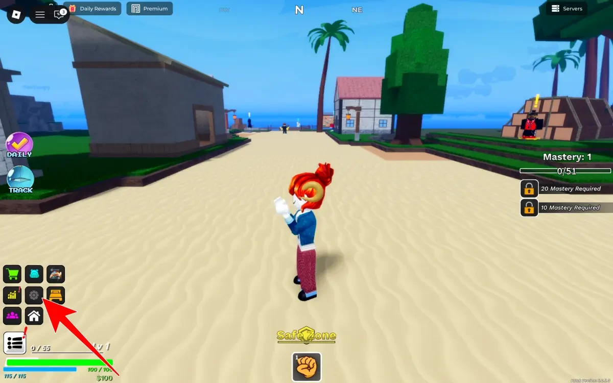 Settings Options For Fruit Seas