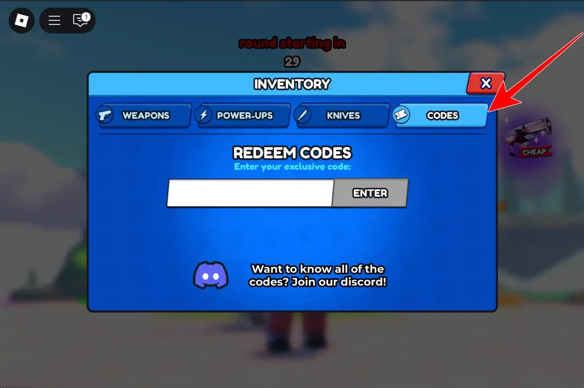 Redeem Option For Hide Or Die