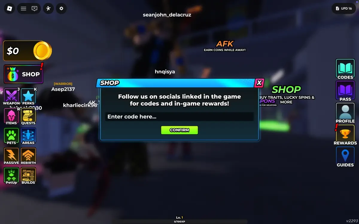 Redeem Option Hunty Zombies