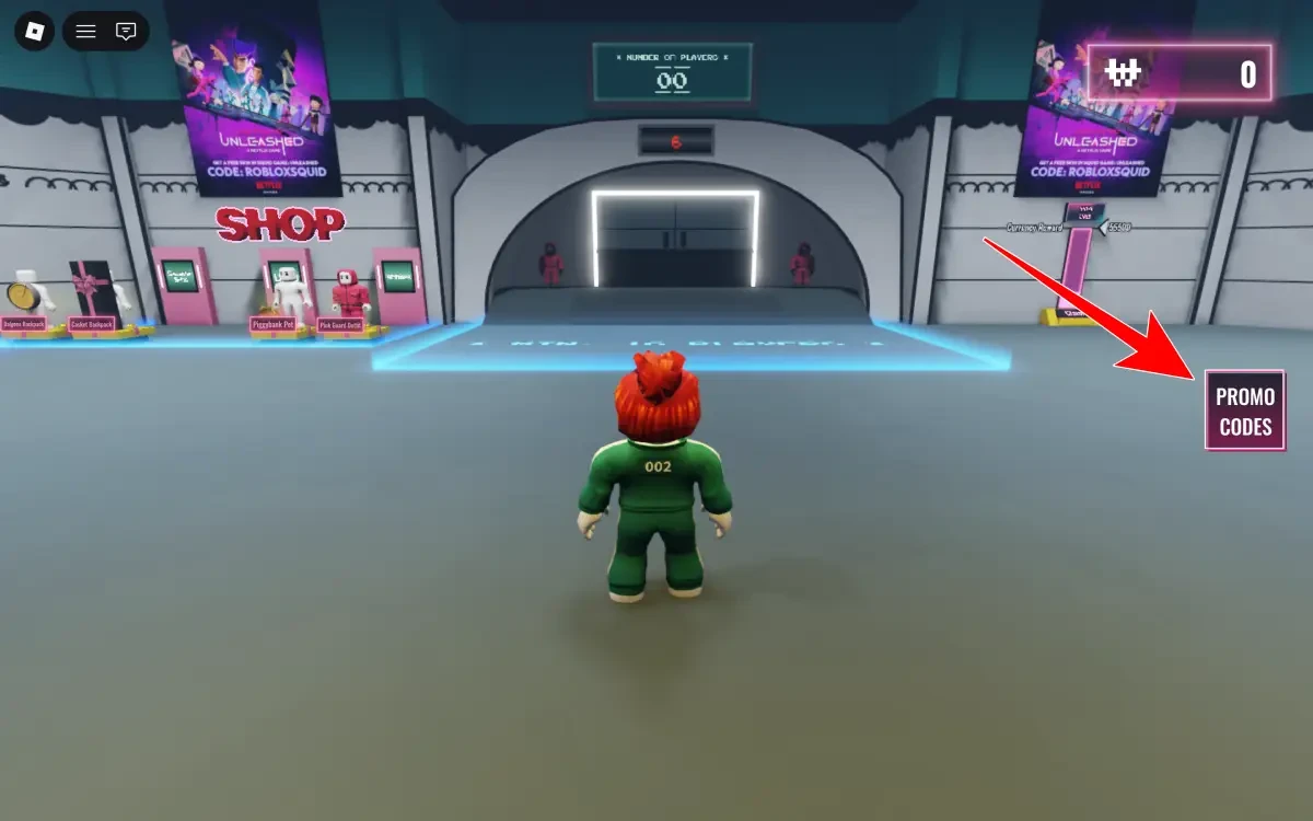 Promo Codes Option For Squid Game The Final Games