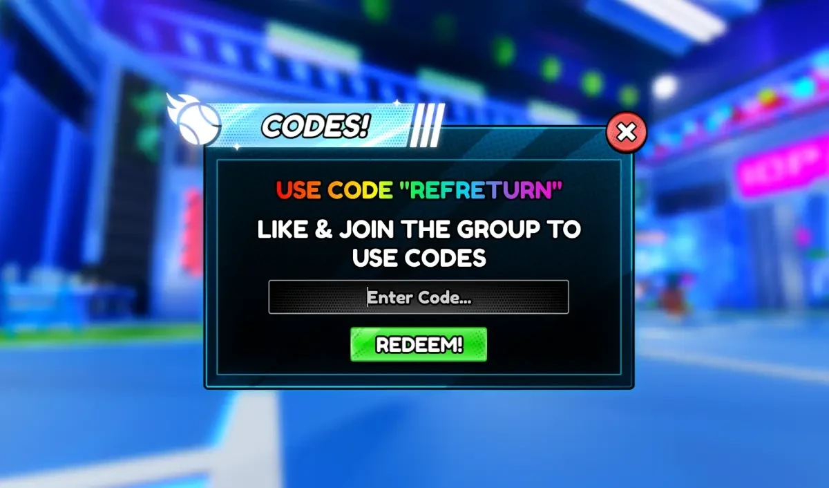 Redeem Tennis Zero Codes